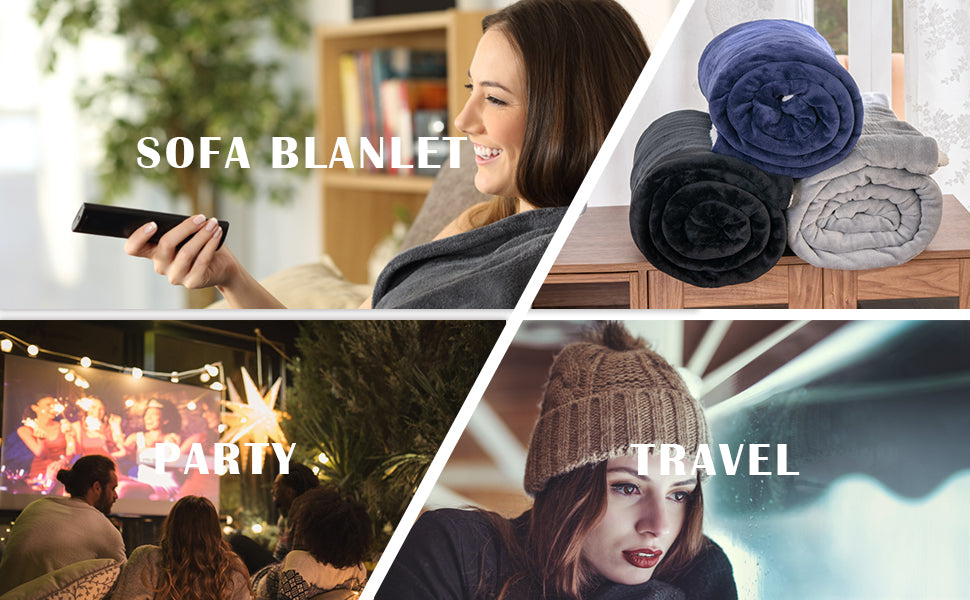 480 GSM Luxury Heavy Sherpa Blanket – Ultra Soft Warm Faux Fur Mink Throw for Sofa & Bed – Plush Fleece Winter Blanket UK