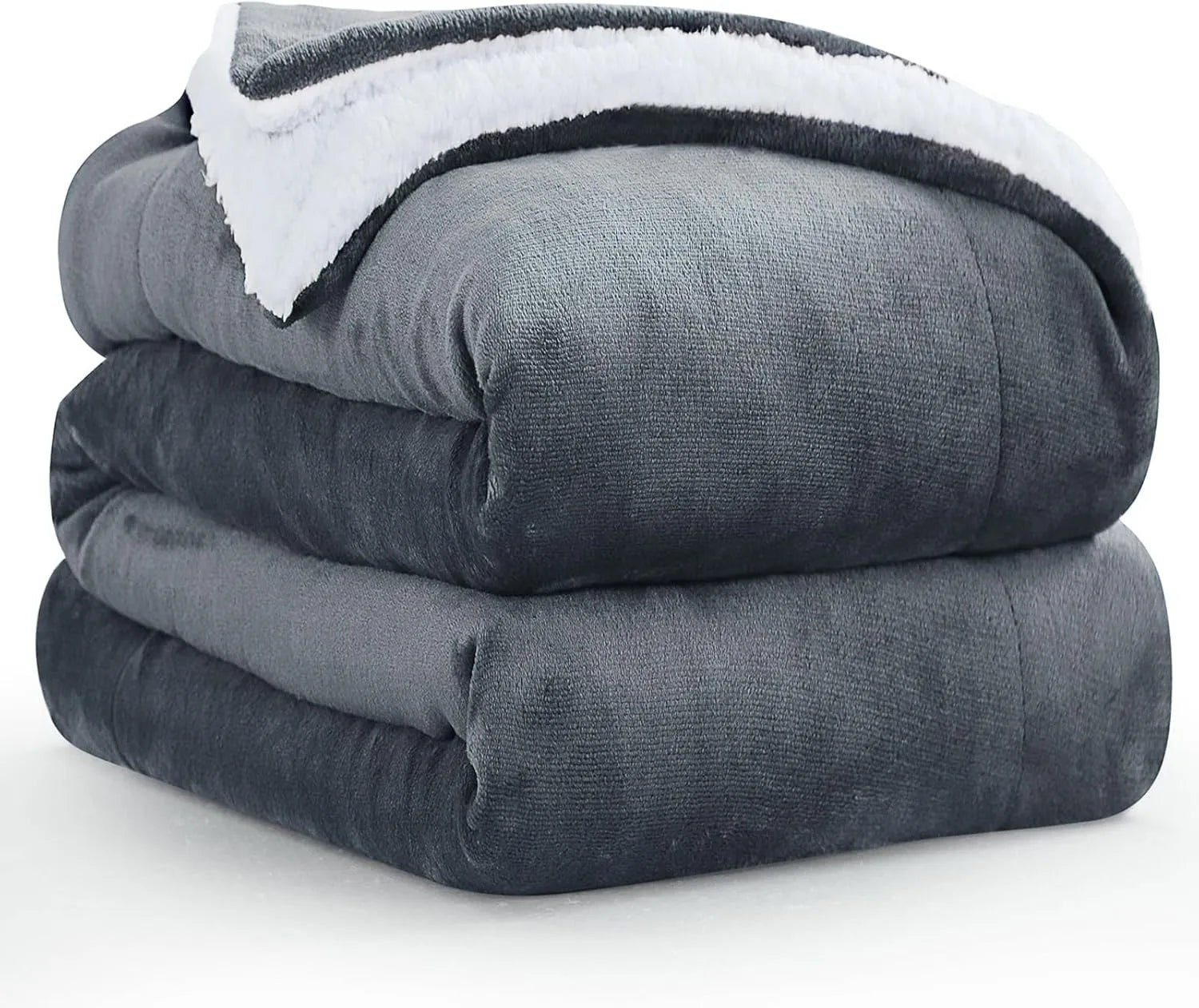 480 GSM Luxury Heavy Sherpa Blanket – Ultra Soft Warm Faux Fur Mink Throw for Sofa & Bed – Plush Fleece Winter Blanket UK