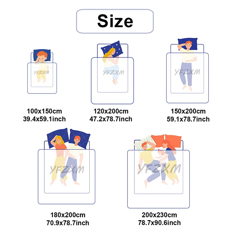 Thick Warm Flannel Blanket – Super Soft Fluffy Queen/Single/Double Plush Throw | Cozy Skin-Friendly Spruce Velvet Coral Fleece, Knitted, Portable & Antistatic