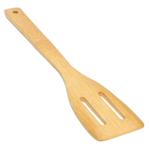 Bamboo Cooking Utensil Set – 6‑Piece Eco‑Friendly Wooden Spoon and Spatula Kit