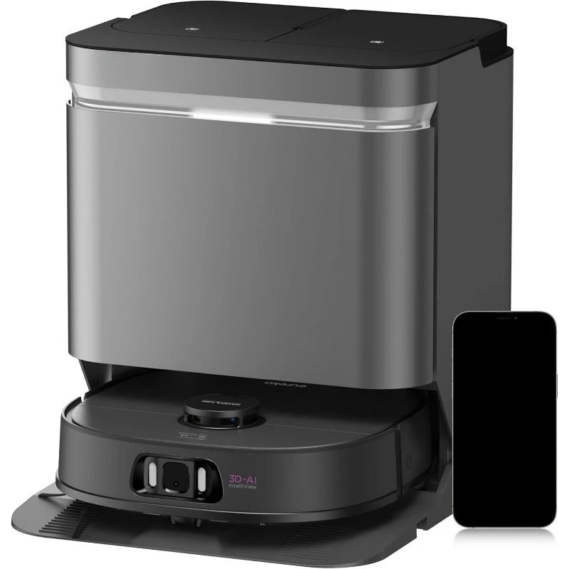 POPULAR J15 Ultra Self‑Emptying Robot Vacuum – 19,000Pa Suction, Flex‑Arm Mop, 167℉ Hot Water Mop Washing