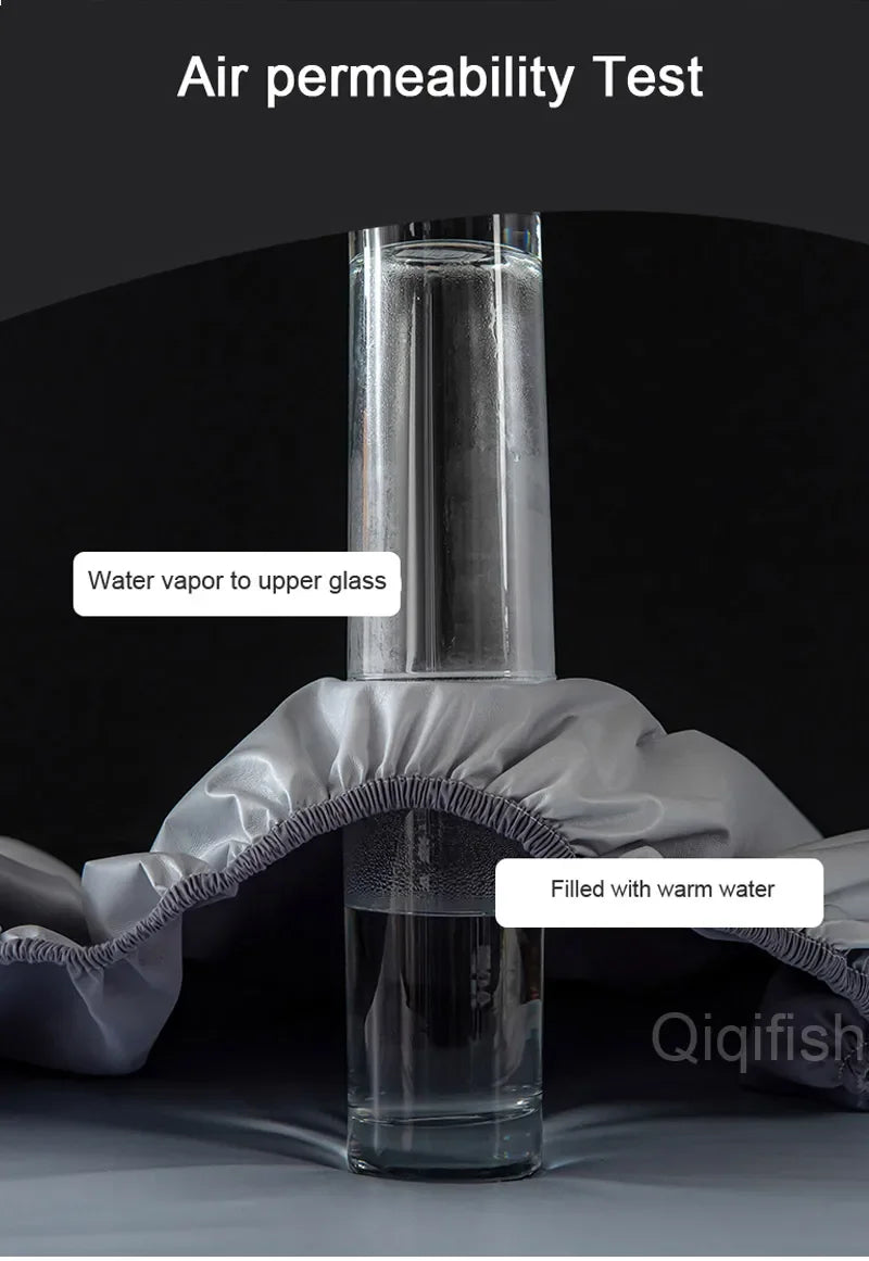 Waterproof Pillowcase 1 or 2 Pack – Anti‑Stain, Machine Washable Pillow Covers for Bedrooms with Children and Pets