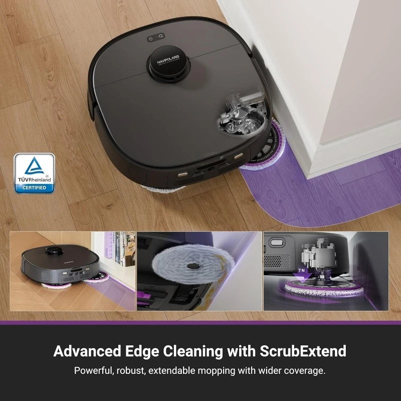 POPULAR J15 Ultra Self‑Emptying Robot Vacuum – 19,000Pa Suction, Flex‑Arm Mop, 167℉ Hot Water Mop Washing