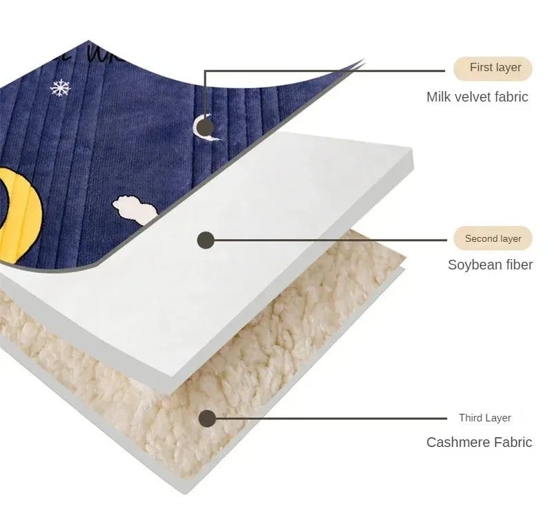 Soft Fluffy Winter Blanket – Thick Lamb’s Wool Milk Velvet Throw for Bed and Sofa, Floral Coral Fleec