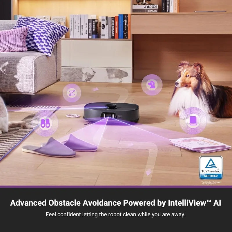 POPULAR J15 Ultra Self‑Emptying Robot Vacuum – 19,000Pa Suction, Flex‑Arm Mop, 167℉ Hot Water Mop Washing